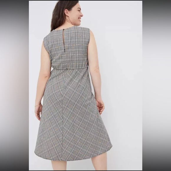 Anthropologie Maeve Reese Plaid Midi Dress NWT Women’s 14 - Picture 2 of 13